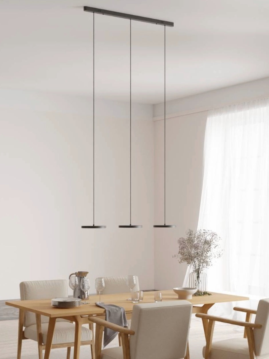 Minimalistische Mehrkopf-Pendelleuchte – Rundes Design für Küche | Esilora
