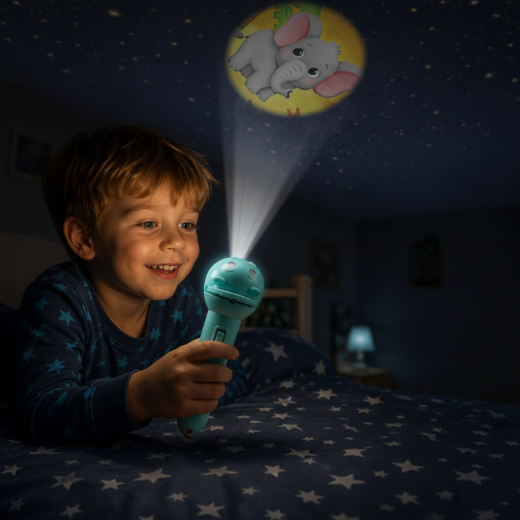 Story Projector Flashlight for Kids — Creative Picture Toy