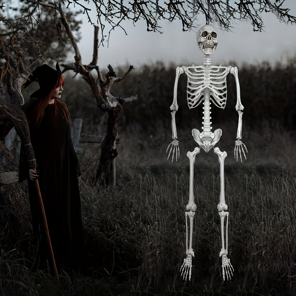 Figurină schelet de Halloween la dimensiune naturală — Plastic rezistent la intemperii, 6 ft