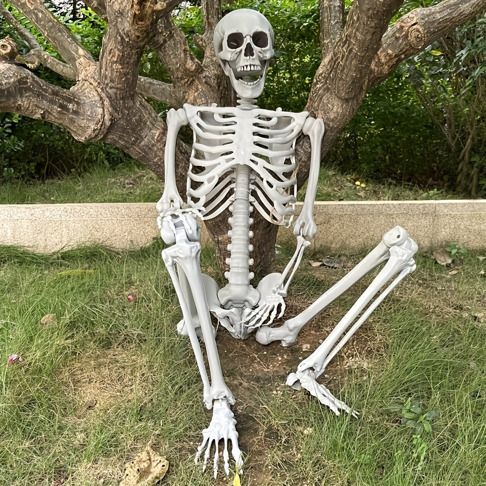 Figurină schelet de Halloween la dimensiune naturală — Plastic rezistent la intemperii, 6 ft