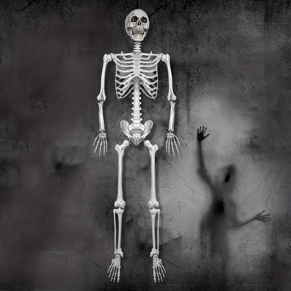 Figurină schelet de Halloween la dimensiune naturală — Plastic rezistent la intemperii, 6 ft