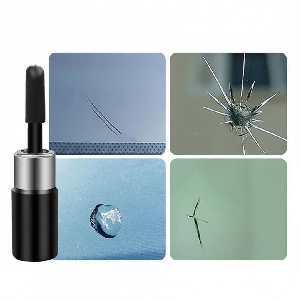 Kit de reparación de cristales del parabrisas - Resina para grietas y astillas