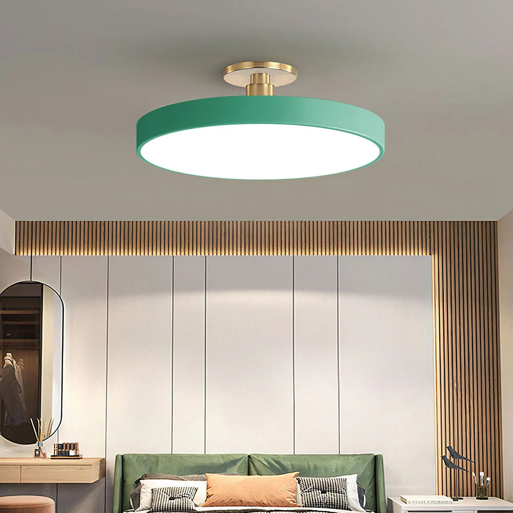 Moderne runde LED-Deckenleuchte – gleichmäßige Helligkeit