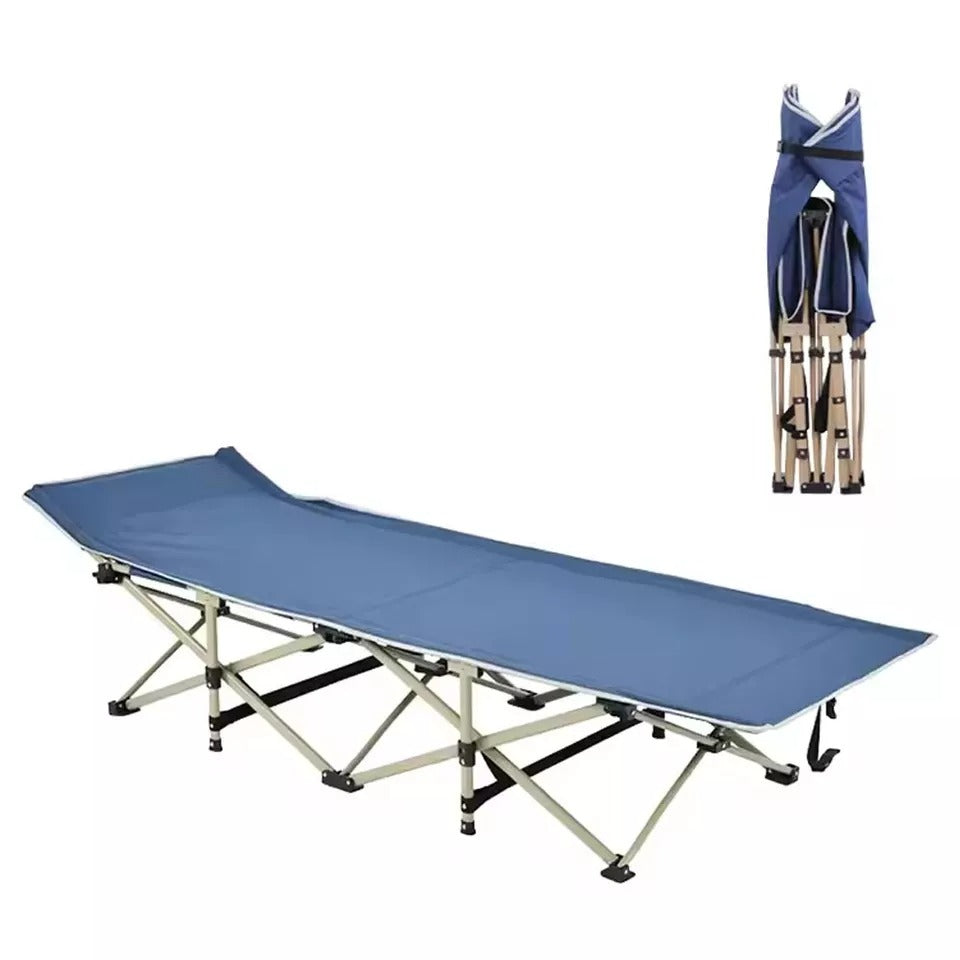 Sturdy Outdoor Folding Camping Bed – Portable Heavy-Duty Design - Esilora