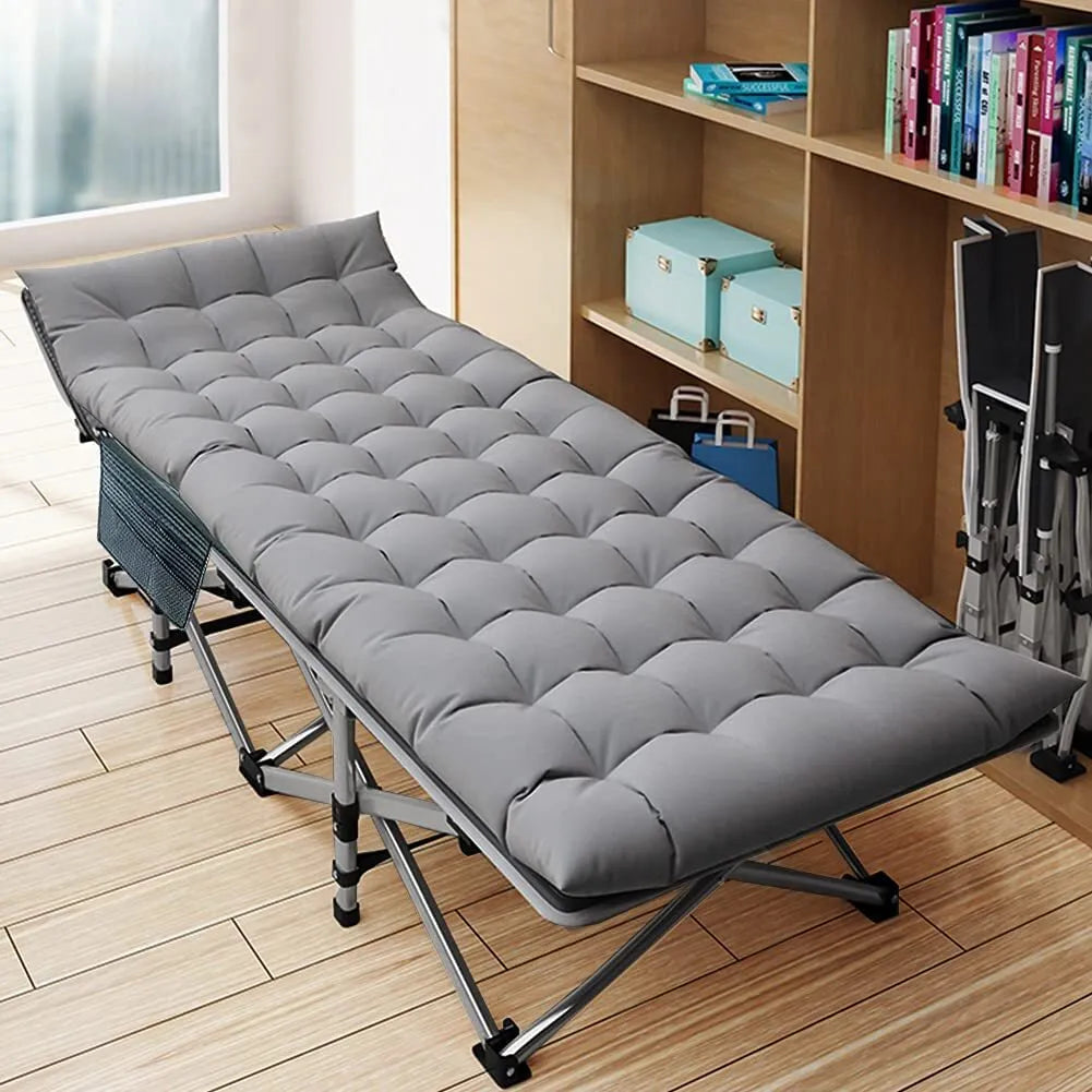Sturdy Outdoor Folding Camping Bed – Portable Heavy-Duty Design - Esilora