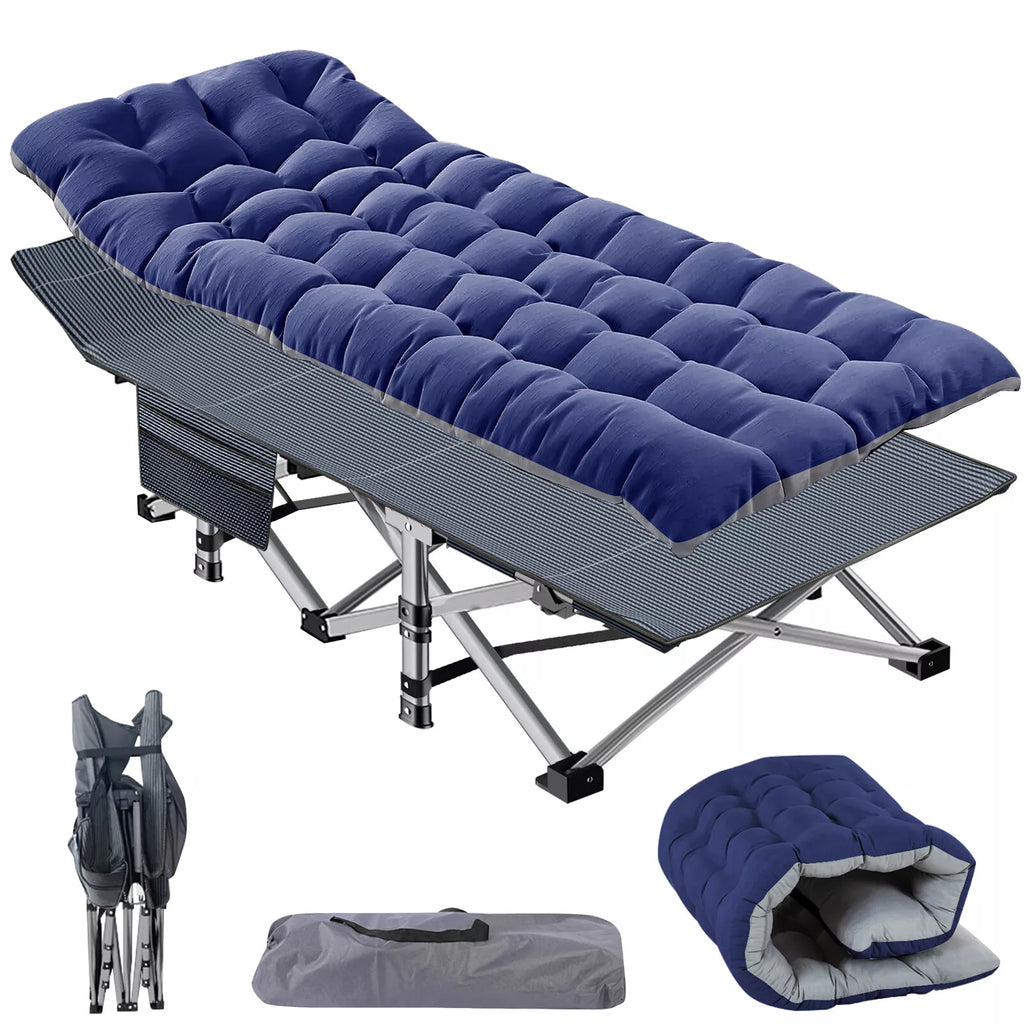 Sturdy Outdoor Folding Camping Bed – Portable Heavy-Duty Design - Esilora