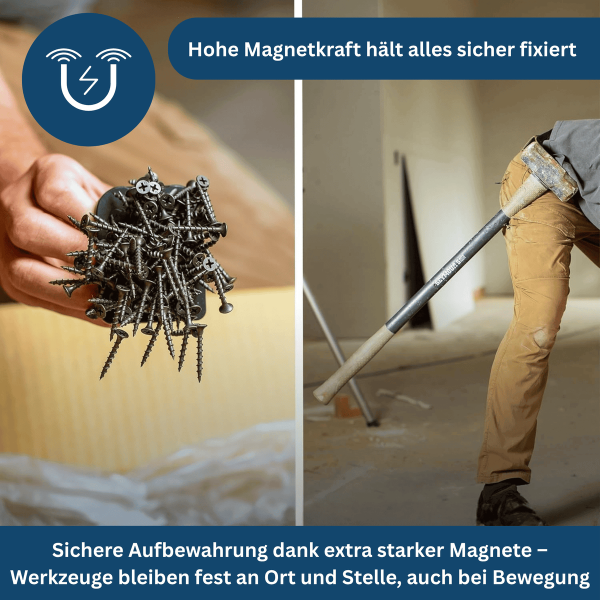 Držák nářadí s magnetickým nástěnným uchycením - Esilora