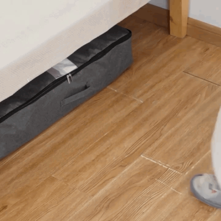 Sacca portaoggetti per riporre sotto il letto con finestra trasparente - Esilora