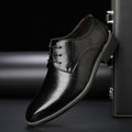Herren Veterschoenen Brogue Schuhe Klassische Schnürer - Image 4