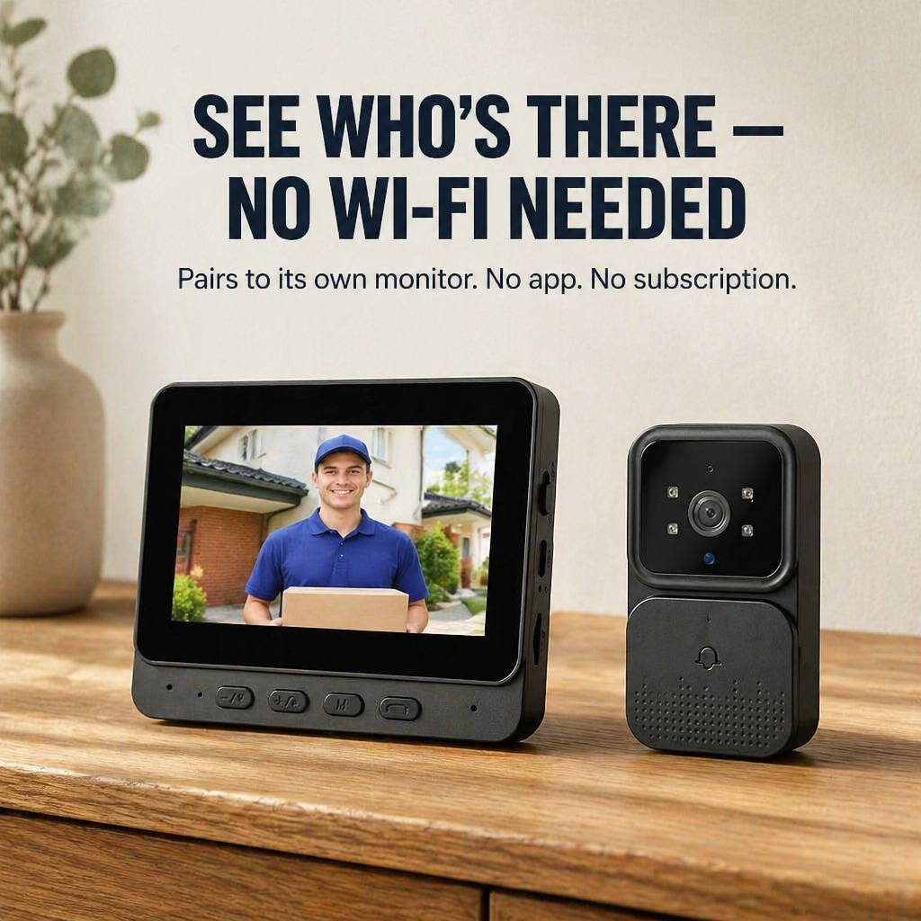 PulseView — See Who's at Your Door Without Wi-Fi, Apps, or Subscriptions - Esilora