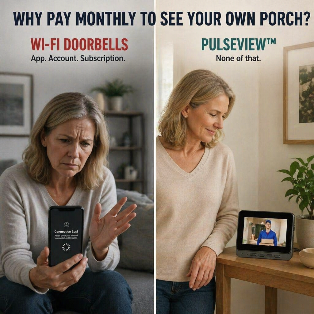 PulseView — See Who's at Your Door Without Wi-Fi, Apps, or Subscriptions - Esilora