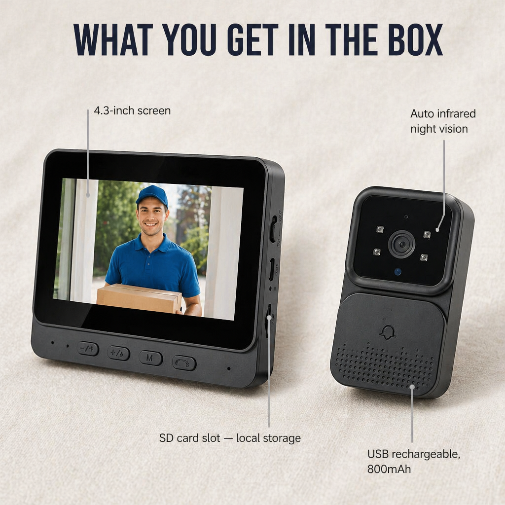 PulseView — See Who's at Your Door Without Wi-Fi, Apps, or Subscriptions - Esilora