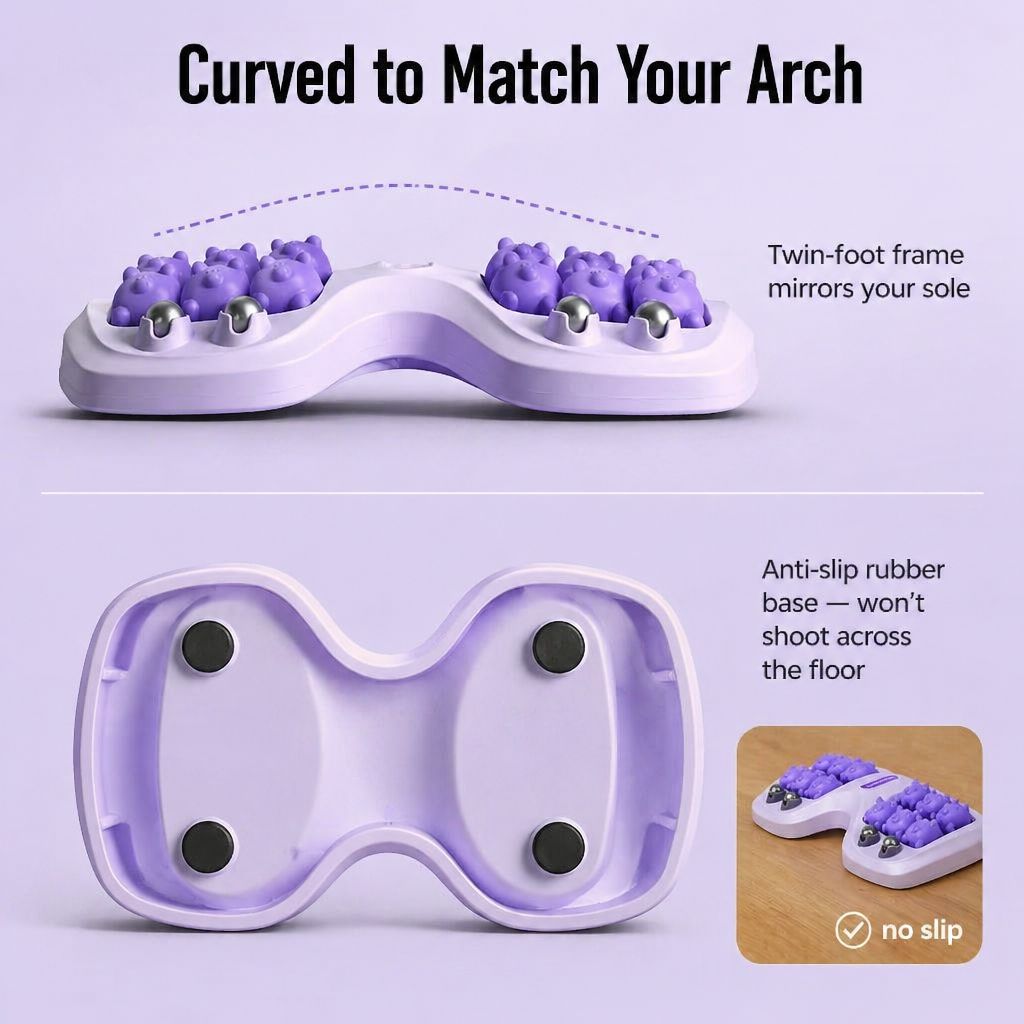 SolaraSoothe — Roll Out Foot Pain, Tight Arches & Heel Aches in 10 Minutes - Esilora