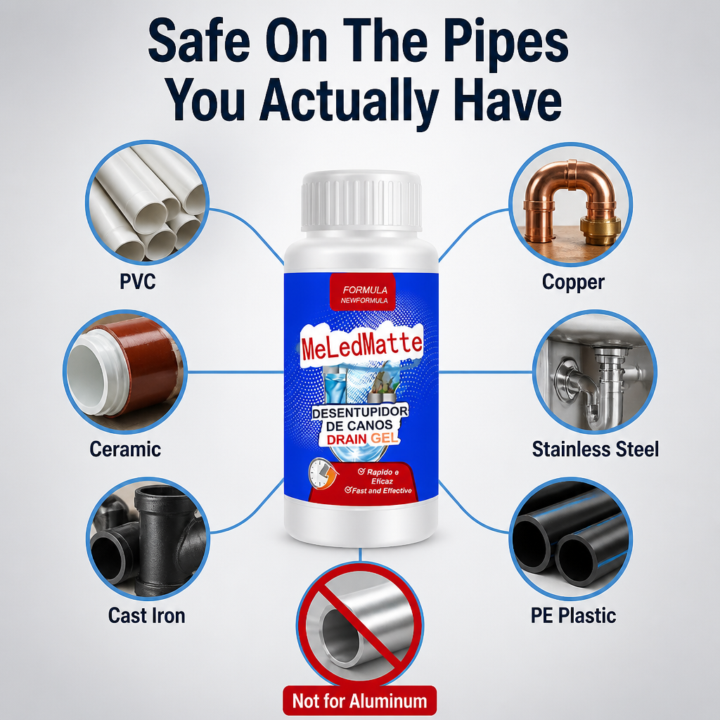 PipeSoothe — Clear Hair, Grease & Gunk Clogs Without Calling a Plumber - Esilora