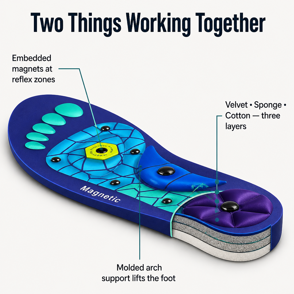 SolaraStep — End Tired Feet & Sore Arches With Acupressure Cushion Support - Esilora