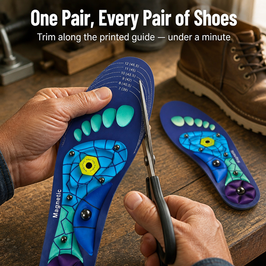 SolaraStep — End Tired Feet & Sore Arches With Acupressure Cushion Support - Esilora