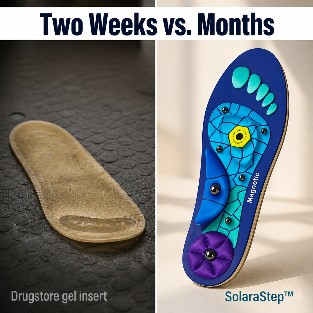 SolaraStep — End Tired Feet & Sore Arches With Acupressure Cushion Support - Esilora