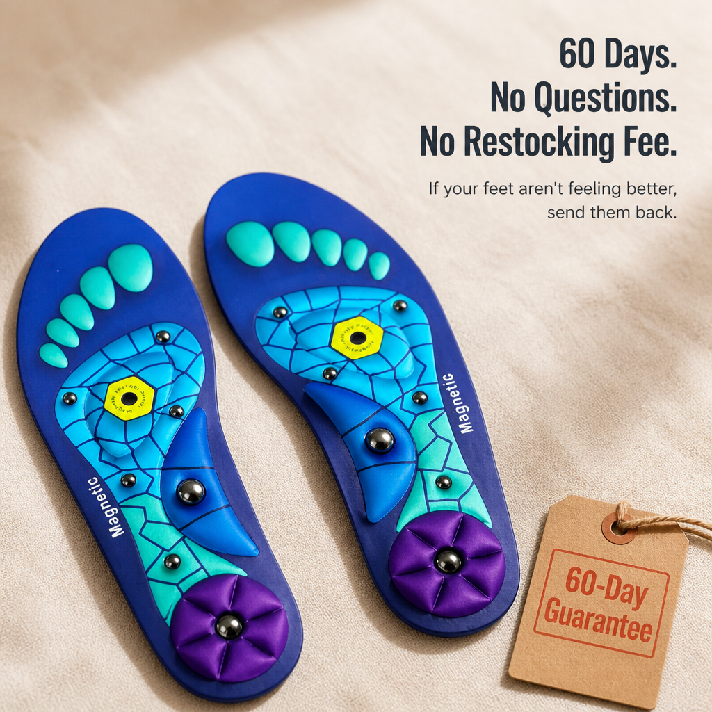 SolaraStep — End Tired Feet & Sore Arches With Acupressure Cushion Support - Esilora
