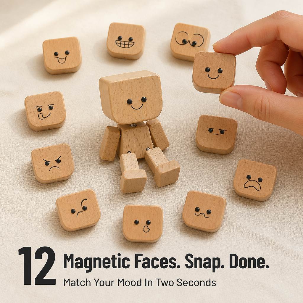 SwayBuddie — Bring Your Dashboard To Life With 12 Swappable Magnetic Faces - Esilora
