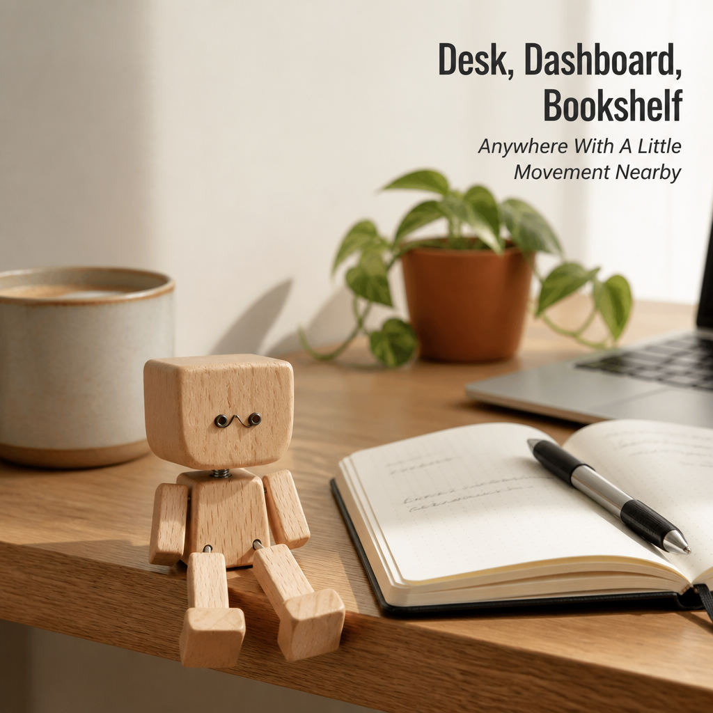 SwayBuddie — Bring Your Dashboard To Life With 12 Swappable Magnetic Faces - Esilora
