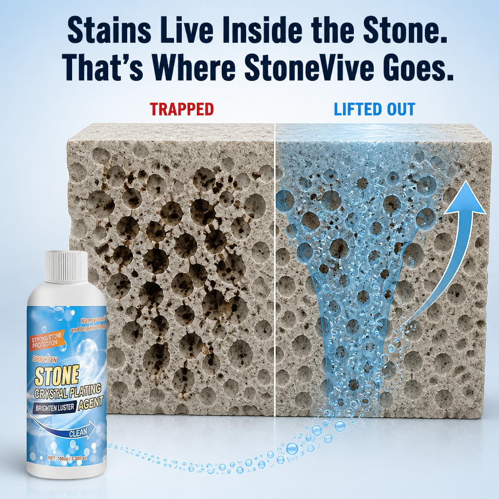 StoneVive — Pull Years of Patio Grime Out of Stone in One Rinse - Esilora