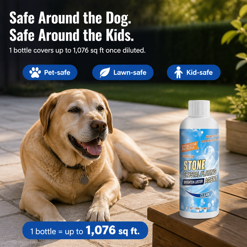 StoneVive — Pull Years of Patio Grime Out of Stone in One Rinse - Esilora