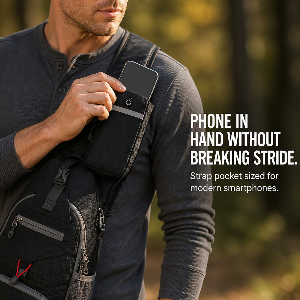 SmartPack — バックパックのかさばりなしで、スマートフォン・財布・水筒を持ち運ぶ - Esilora
