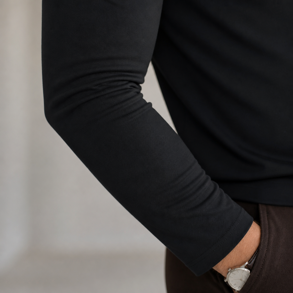 TitanFit – Elegantní přiléhavá základní vrstva s krátkým stojáčkem a dlouhými rukávy - Esilora