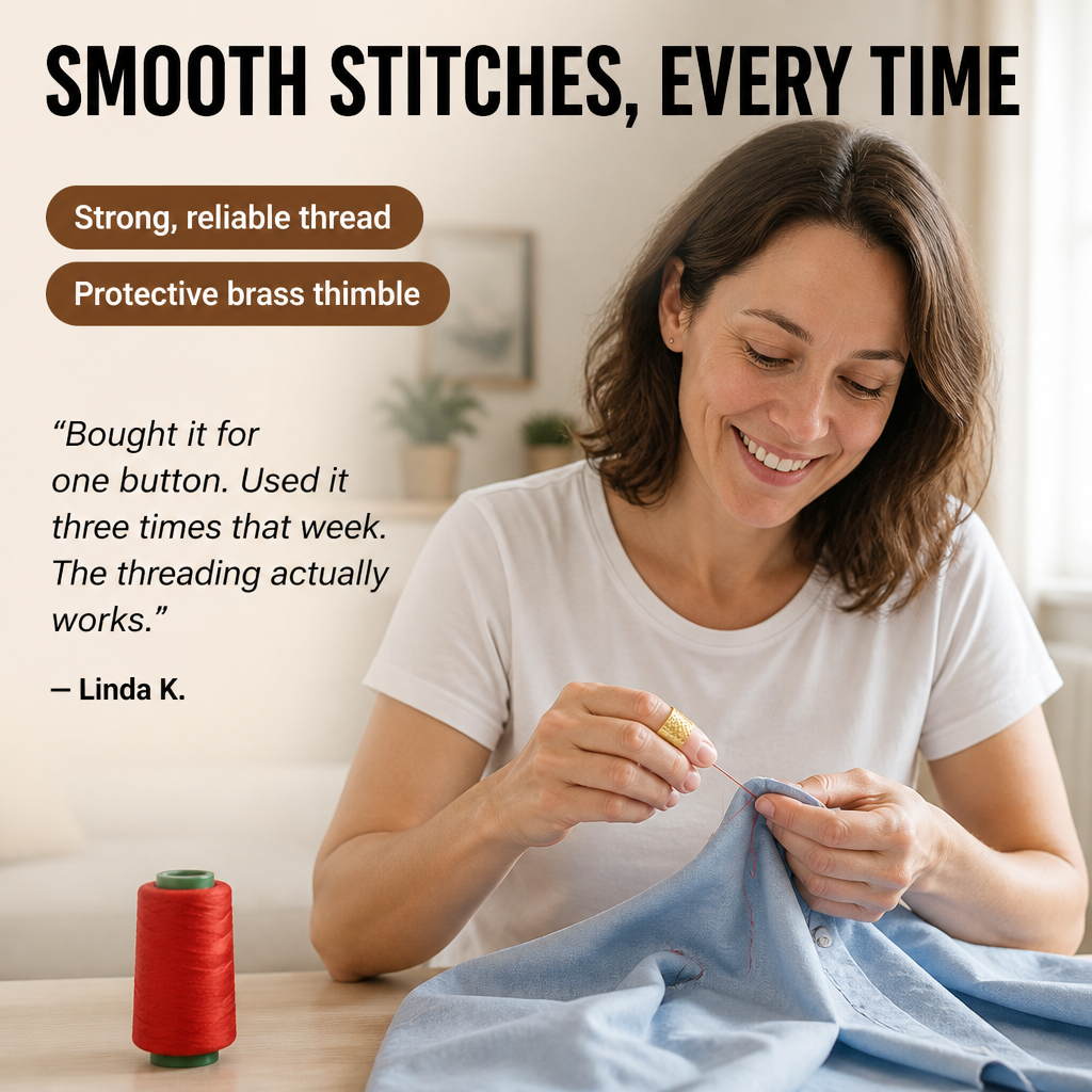 StitchMastery — Fix Buttons, Hems, and Split Seams in Under Two Minutes - Esilora