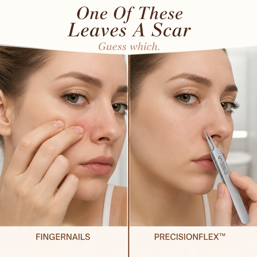 PrecisionFlex — Extract Blackheads, Pimples & Keratin Plugs Without Scarring Your Face - Esilora