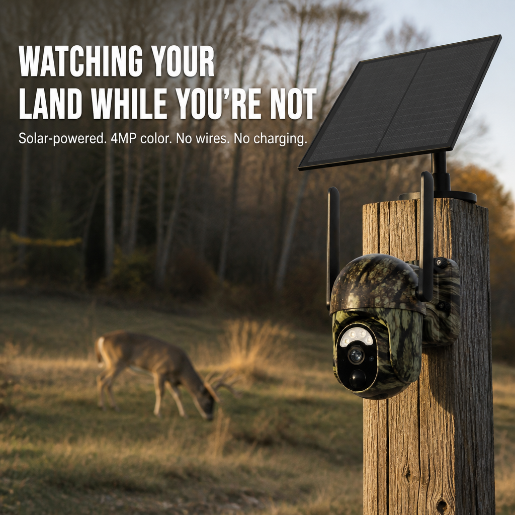 SolaraGuard — Patrol Your Property Day and Night Without Wires or Battery Swaps - Esilora