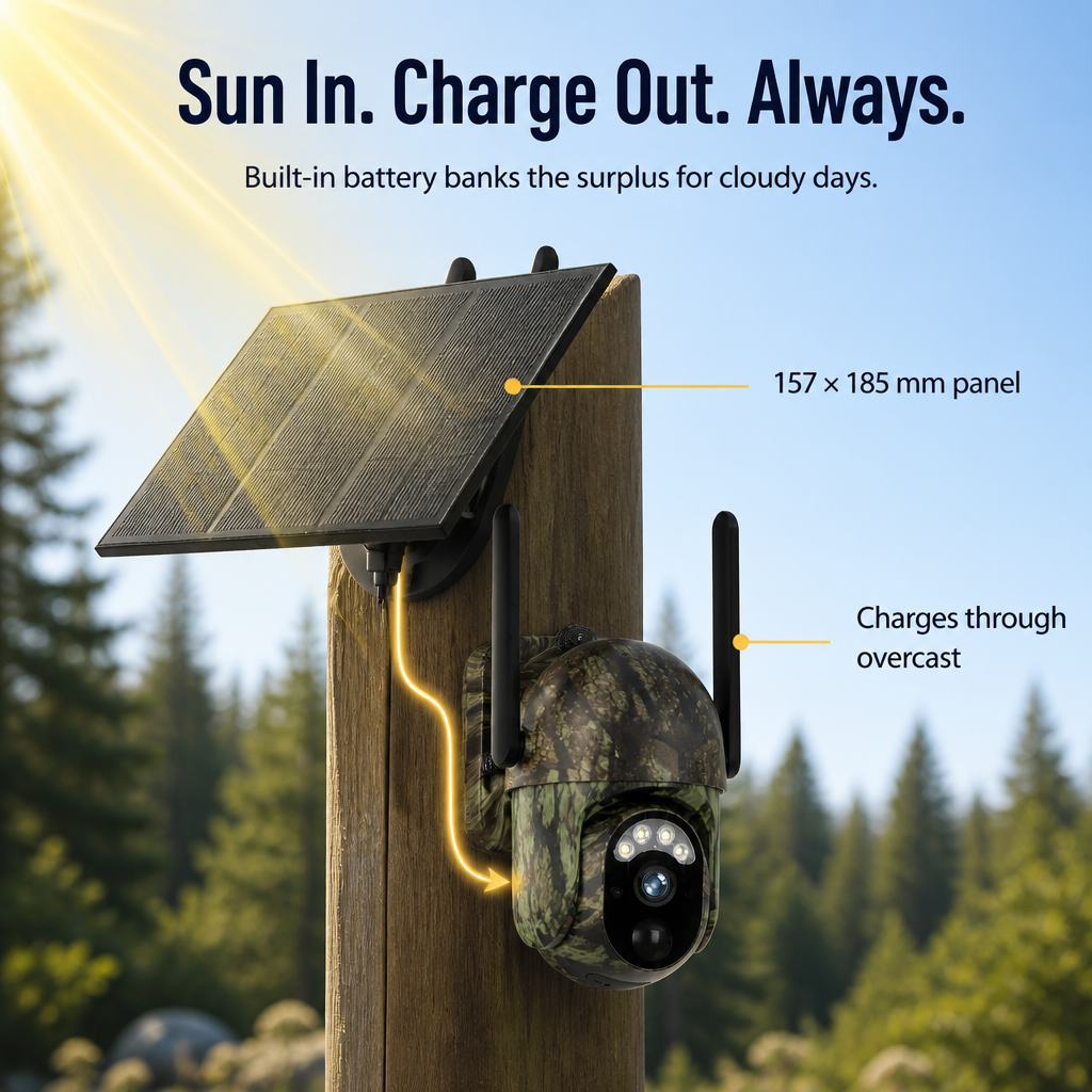 SolaraGuard — Patrol Your Property Day and Night Without Wires or Battery Swaps - Esilora