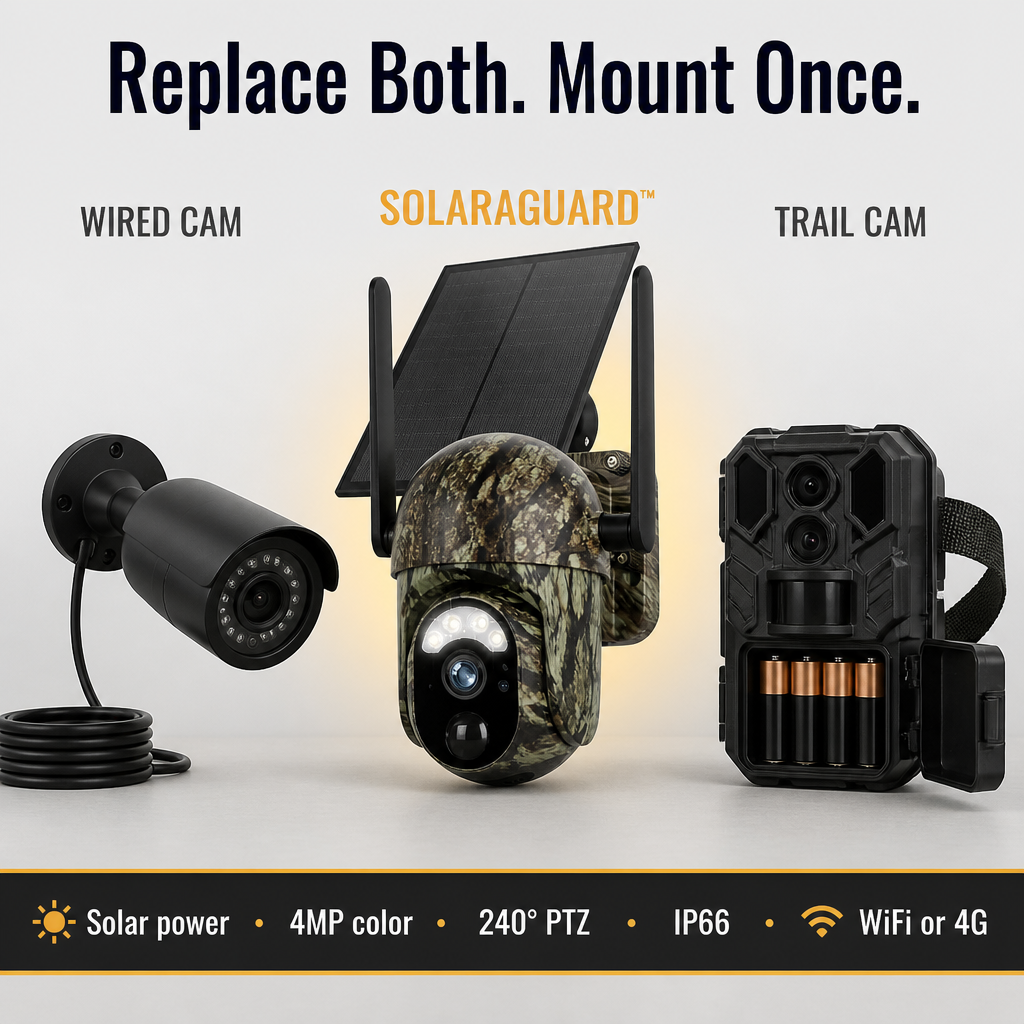 SolaraGuard — Patrol Your Property Day and Night Without Wires or Battery Swaps - Esilora
