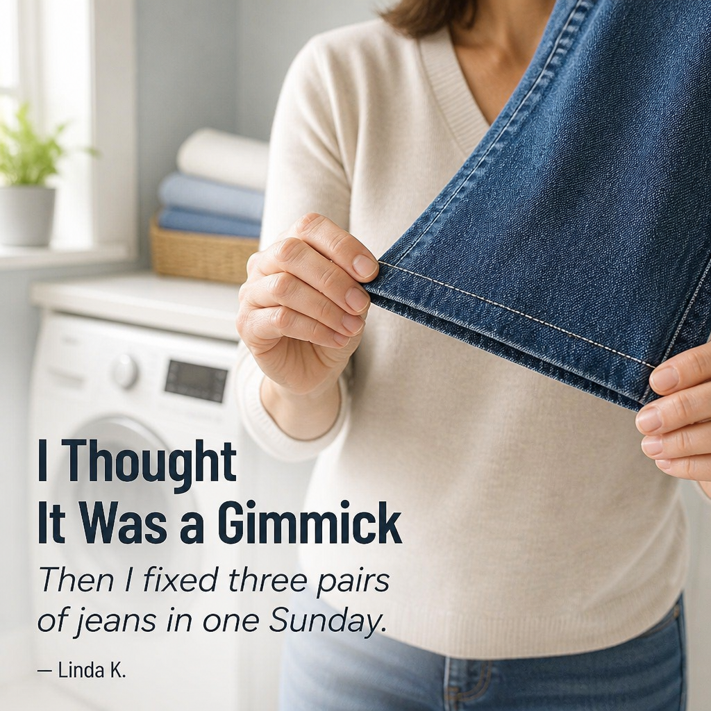 StitchLite — Mend Hems, Patches & Tears In Under A Minute - Esilora