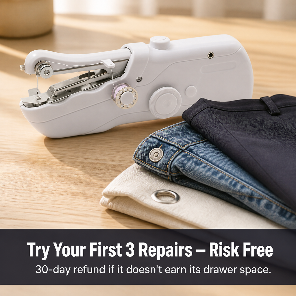 StitchLite — Mend Hems, Patches & Tears In Under A Minute - Esilora