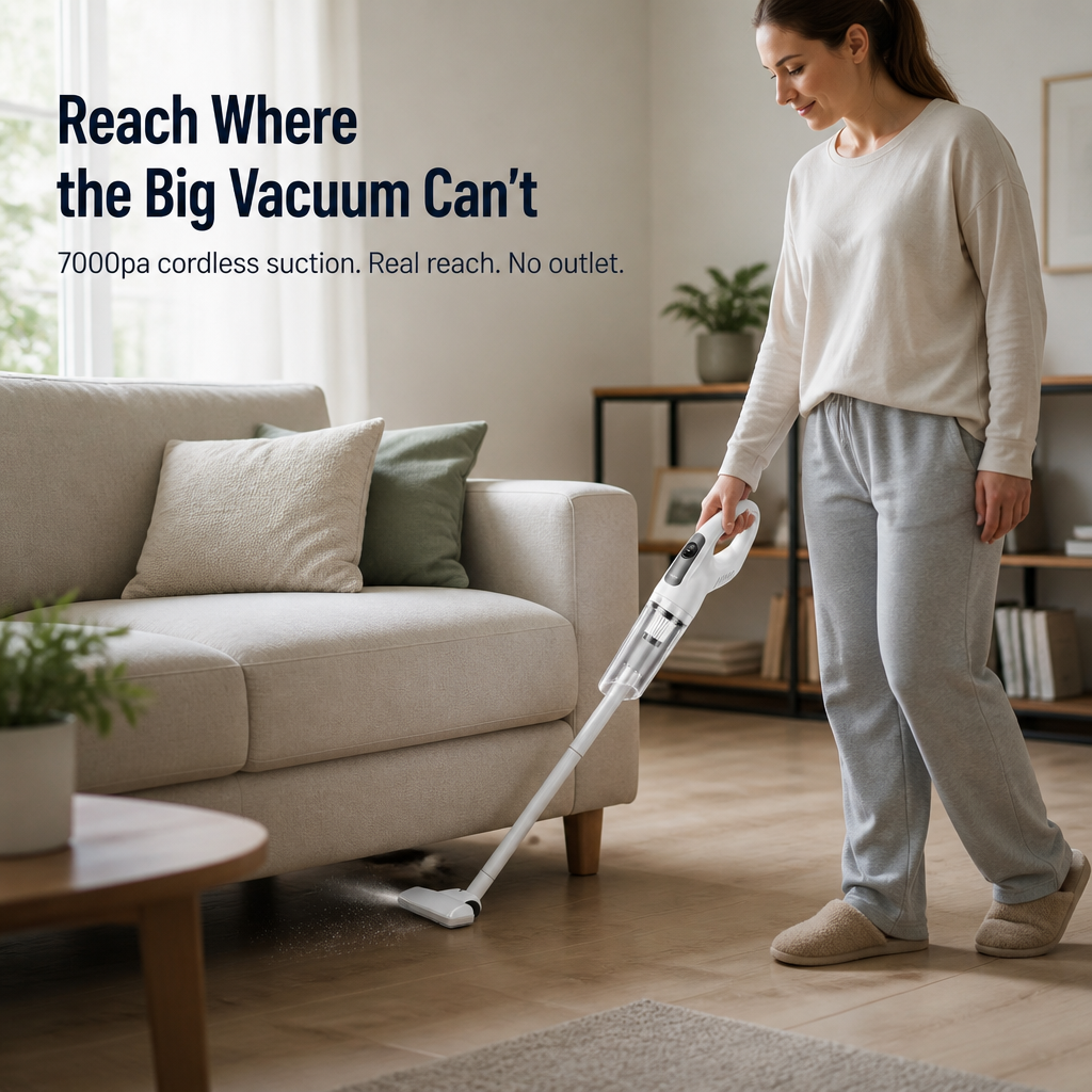 SparkBlitz — Pull Crumbs, Pet Hair and Dust From Every Corner Cordlessly - Esilora