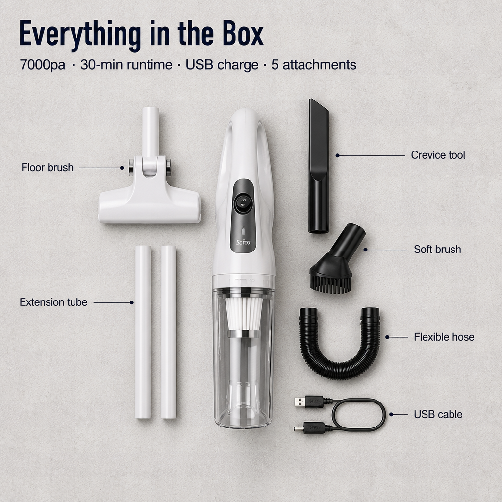 SparkBlitz — Pull Crumbs, Pet Hair and Dust From Every Corner Cordlessly - Esilora