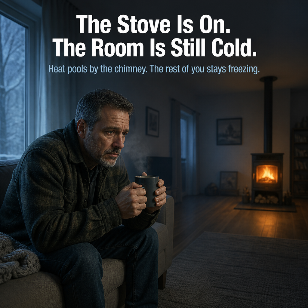 PulsaHeat — Push Wood Stove Heat To Every Cold Corner Of Your Room - Esilora