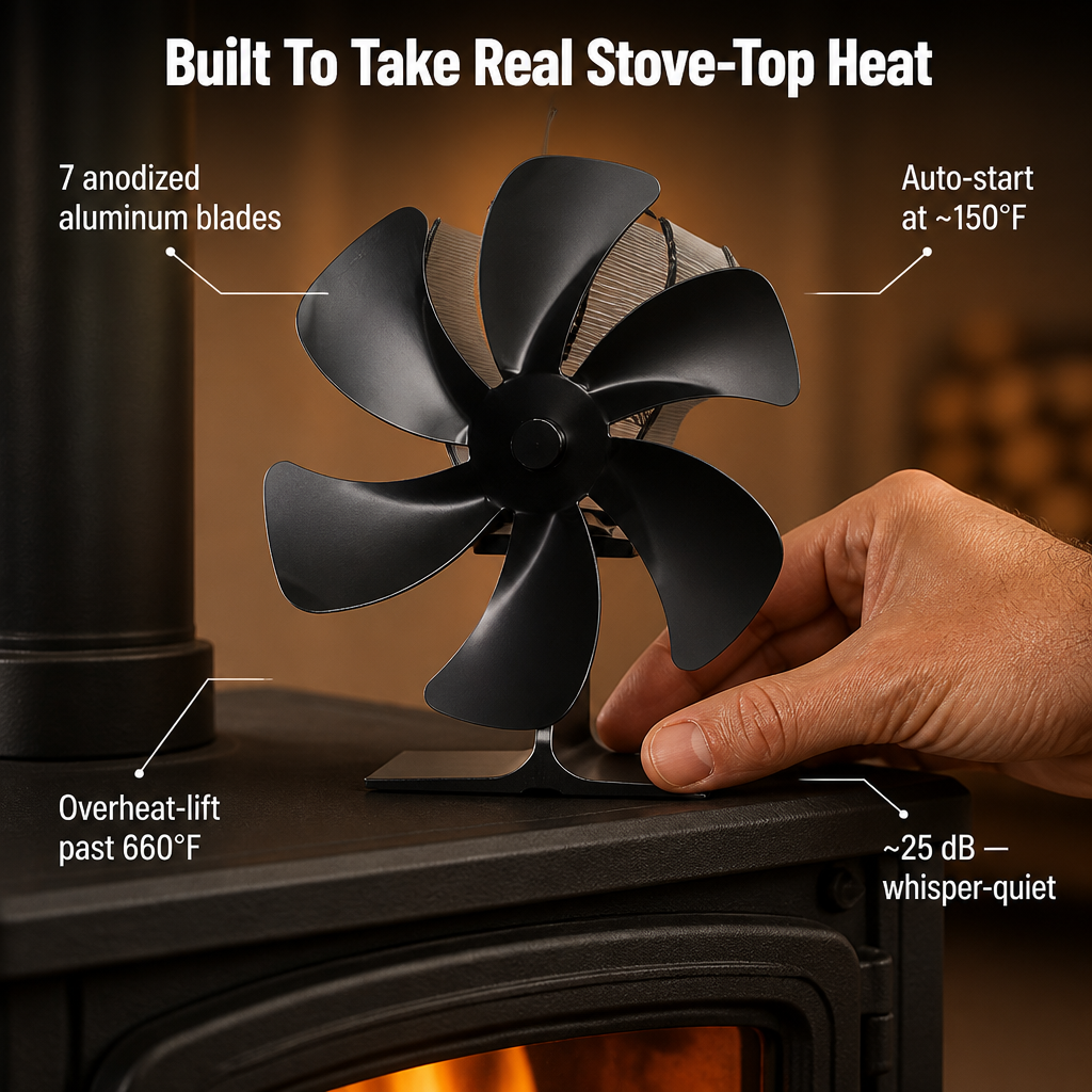 PulsaHeat — Push Wood Stove Heat To Every Cold Corner Of Your Room - Esilora