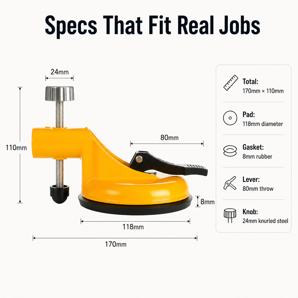 ProGrip — Lift Heavy Tile, Glass, and Mirrors Solo Without a Single Slip - Esilora