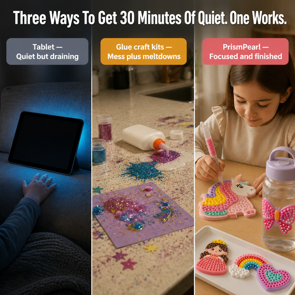 PrismPearl — Trade Screen Time For Sparkly Bead Stickers Kids Beg To Make - Esilora