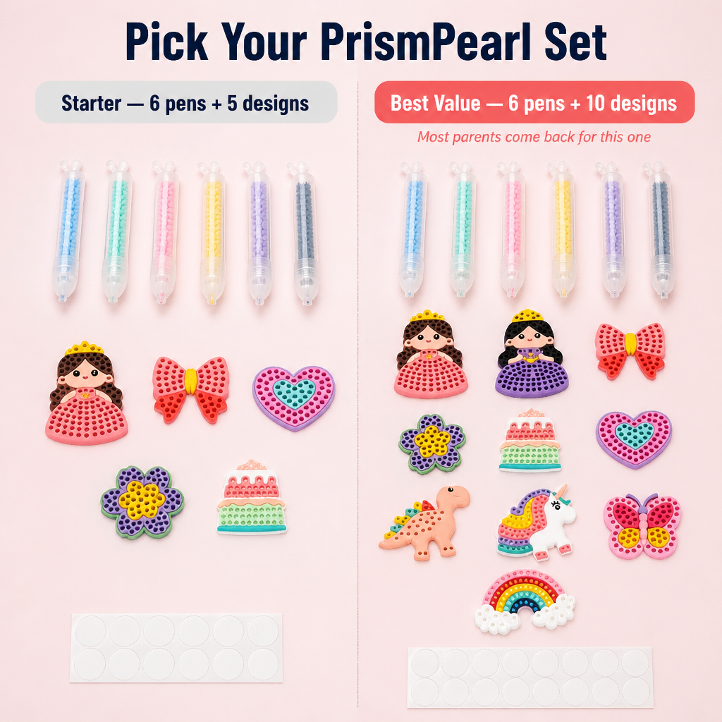 PrismPearl — Trade Screen Time For Sparkly Bead Stickers Kids Beg To Make - Esilora