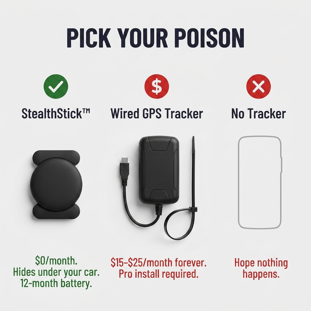 StealthStick — ukryjte ho pod auto a najděte ho odkudkoli – Esilora