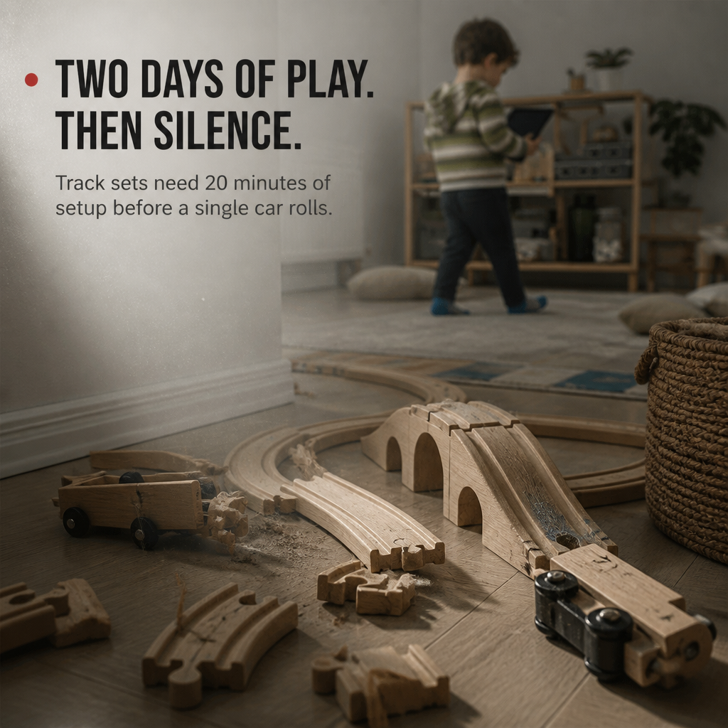 TrackMaster — تخطَّ المسارات وأرسل قطارًا فائق السرعة قابلًا للانحناء إلى أي مكان - Esilora