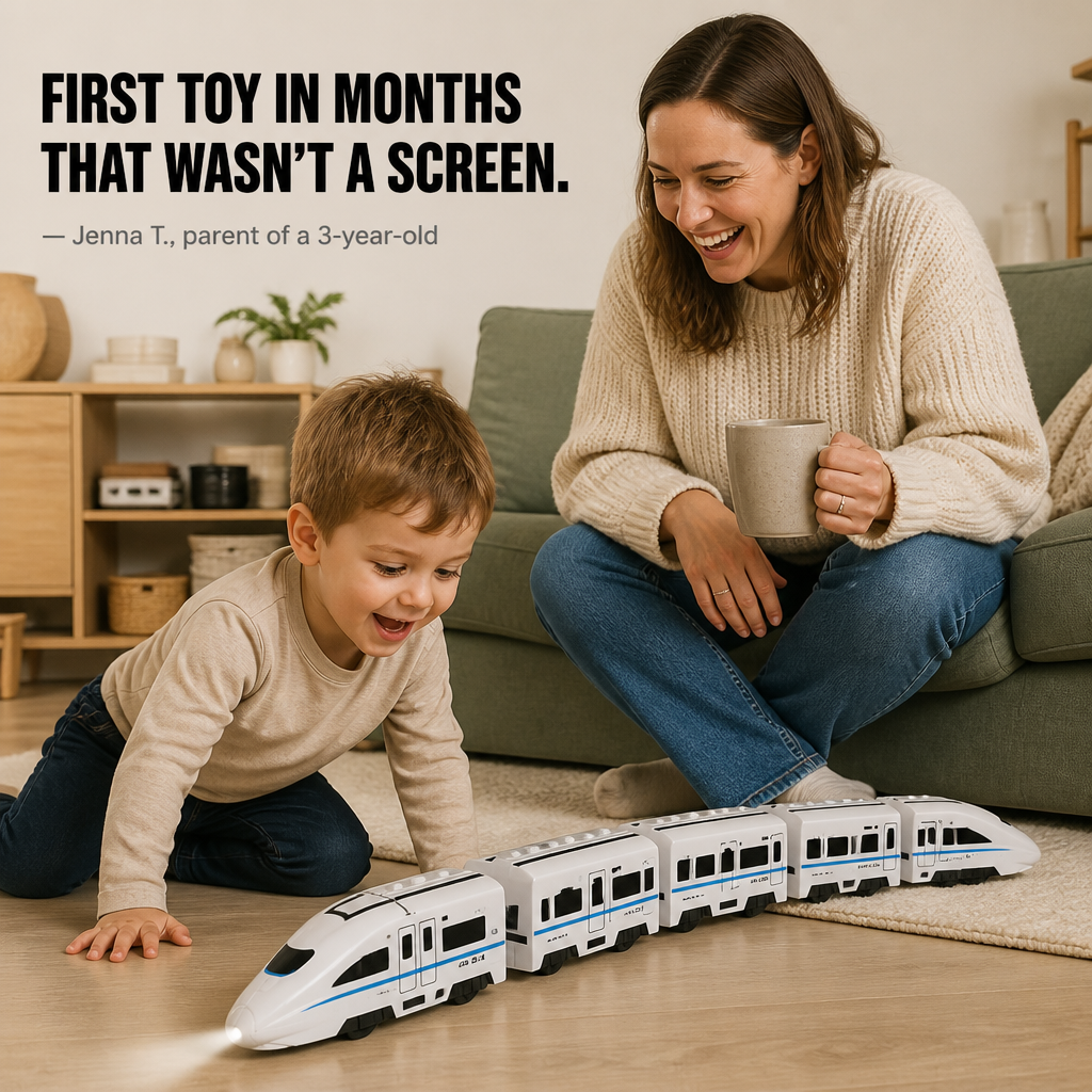 TrackMaster — تخطَّ المسارات وأرسل قطارًا فائق السرعة قابلًا للانحناء إلى أي مكان - Esilora