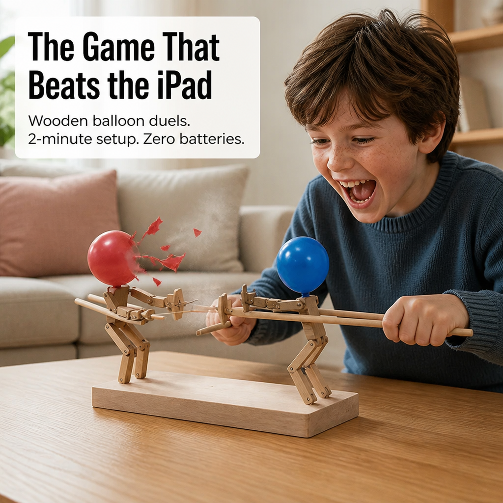 PulseClash — Spark Screen-Free Wooden Duels That Crack Kids Up in Minutes - Esilora