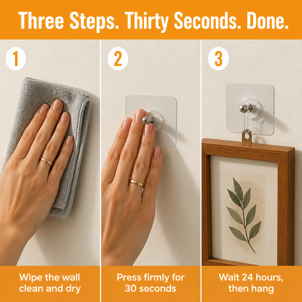 SteelGrip — Hang Heavy Frames Without Drilling a Single Hole in Your Wall - Esilora