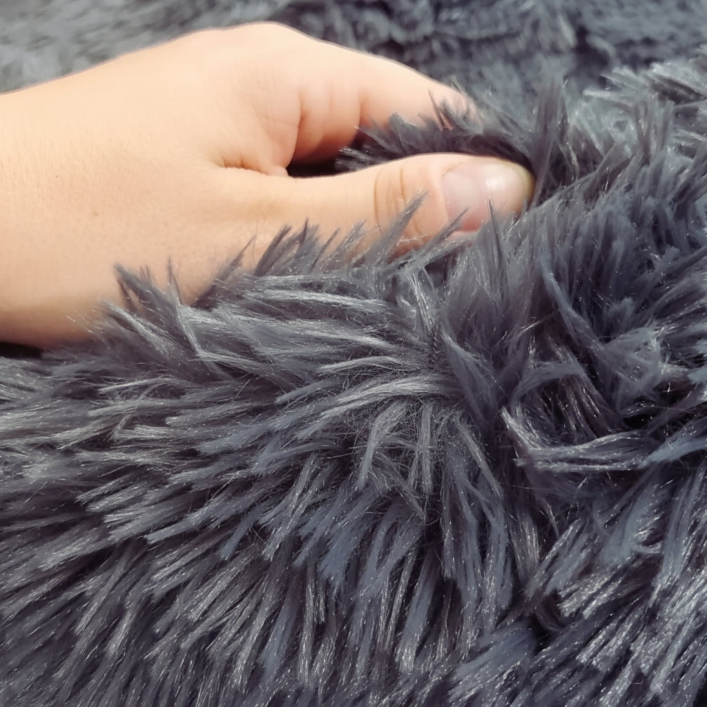 Rundes, beruhigendes Hundebettkissen - weiches, kuscheliges Nest-Design
