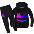 Set de hanorac și pantaloni din bumbac pentru copii, stil DJ
