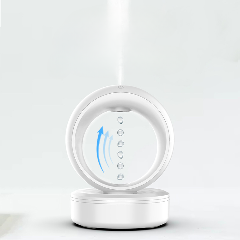 Moderní LED aroma difuzér a zvlhčovač - kompaktní odpařovač studené mlhy